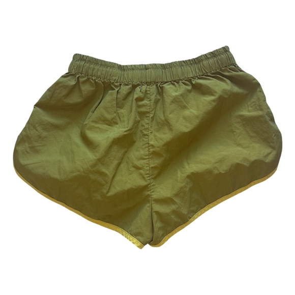 BDG by Urban Outfitters Dazed Dolphin Athletic Shorts Green/Yellow Women’s Small - Picture 4 of 6